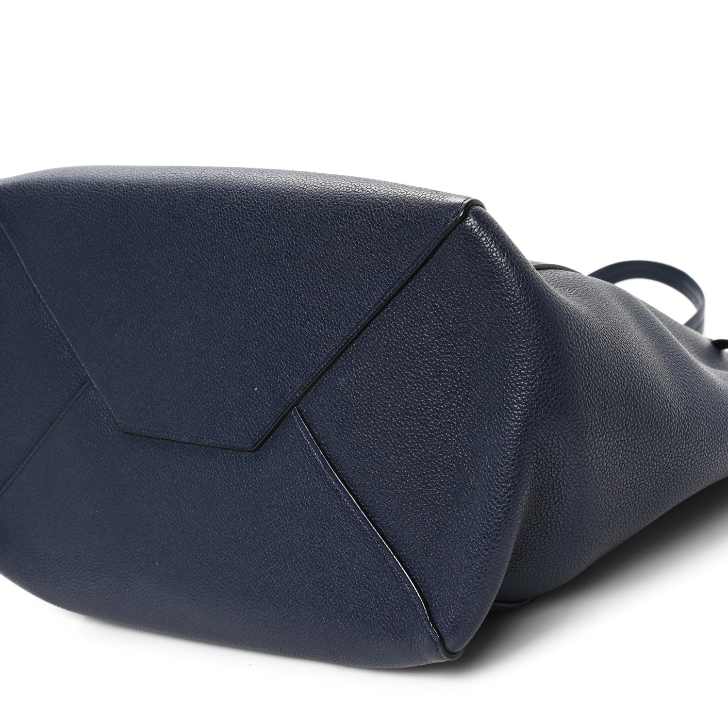 Celine Soft Grained Calfskin Small Belt Cabas Phantom Navy 9 of 14