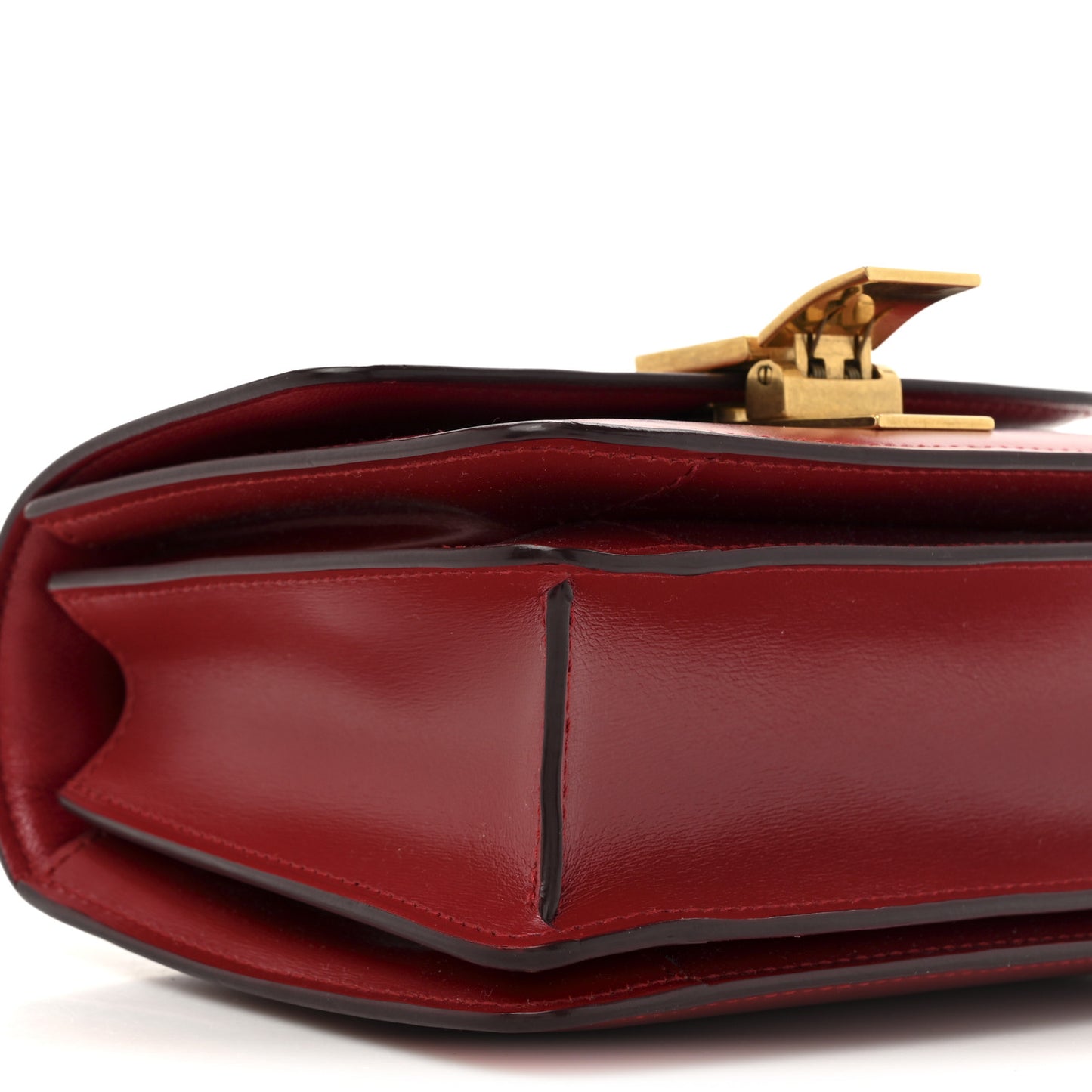 Box Calfskin Small Classic Box Flap Bag Red