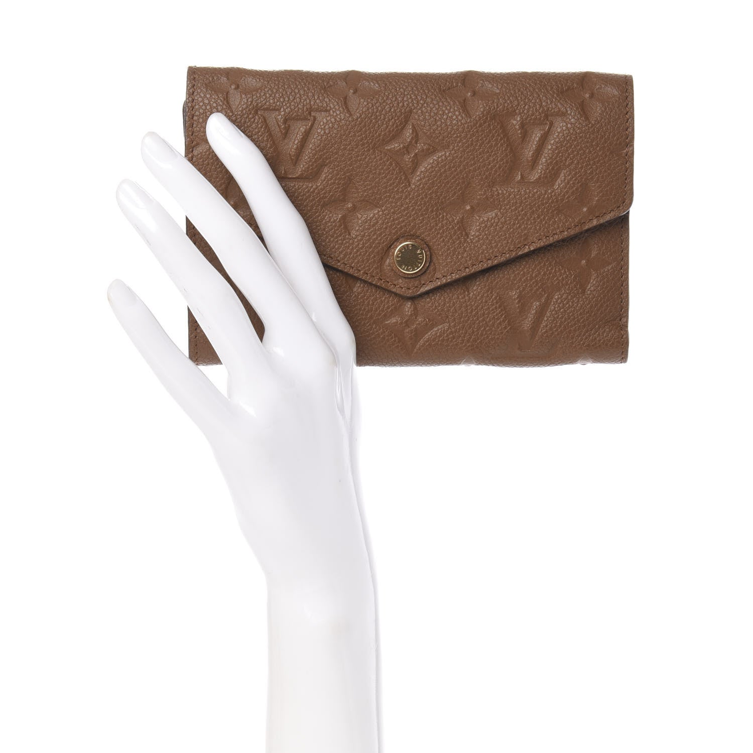 Louis Vuitton Empreinte Compact Curieuse Wallet Havane 2 of 7