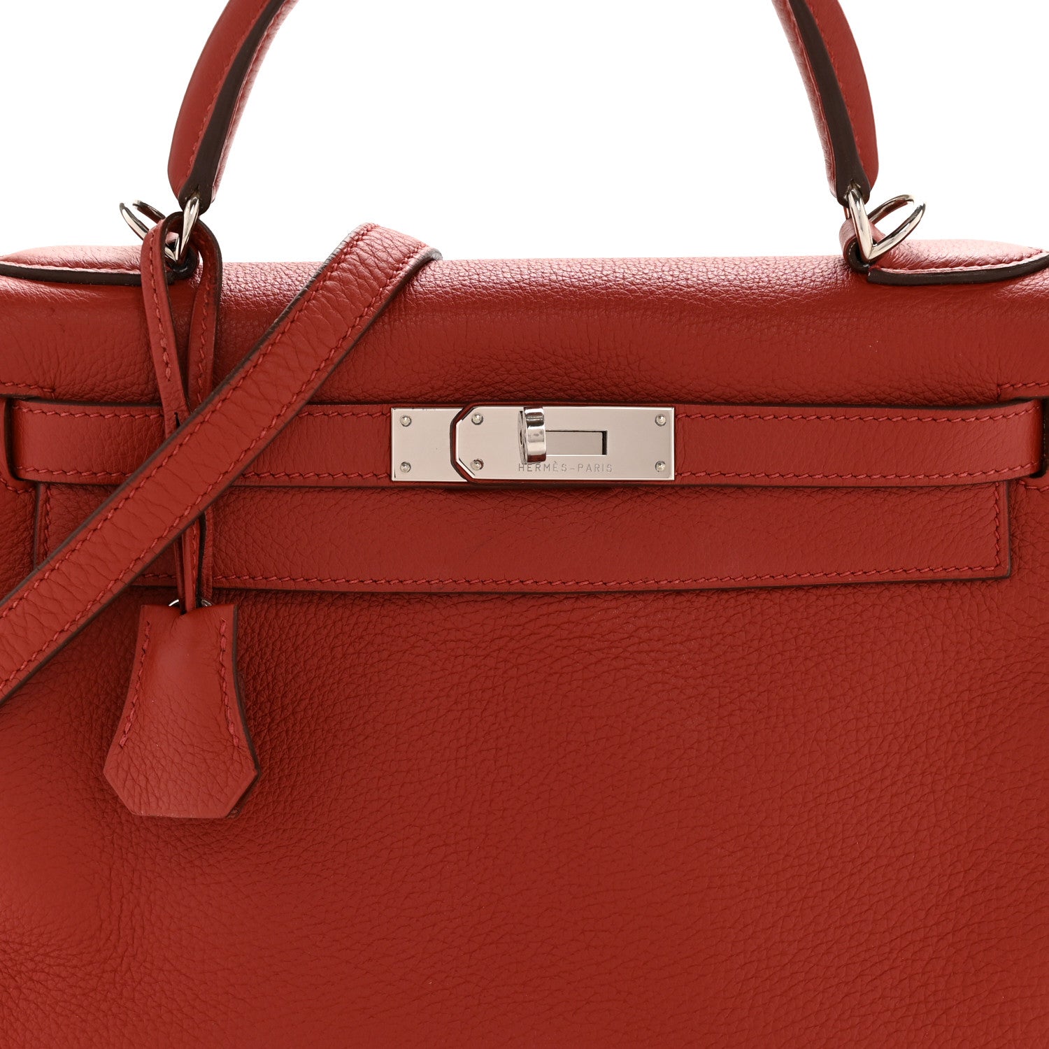 Hermes Taurillon Clemence Kelly Retourne 28  Brique 8 of 14