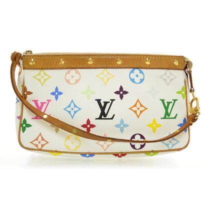 Louis Vuitton Monogram Multicolor Pochette Accessories White 1 of 7