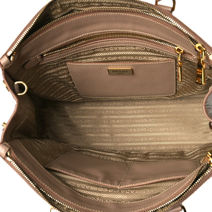 Prada Saffiano Medium Galleria Double Zip Tote Cammeo 4 of 8