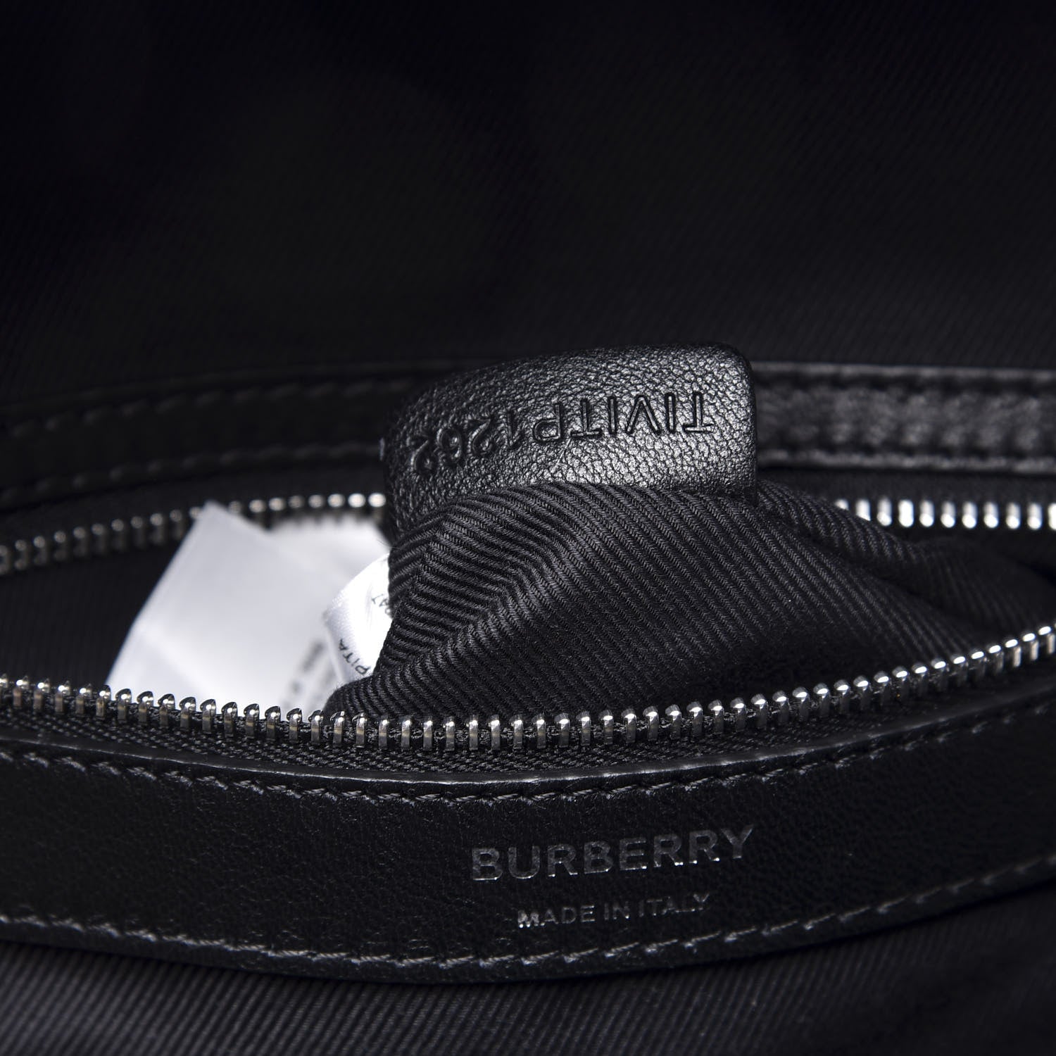 Burberry Denim Quilted Deer Print Backpack Blue 8 of 9