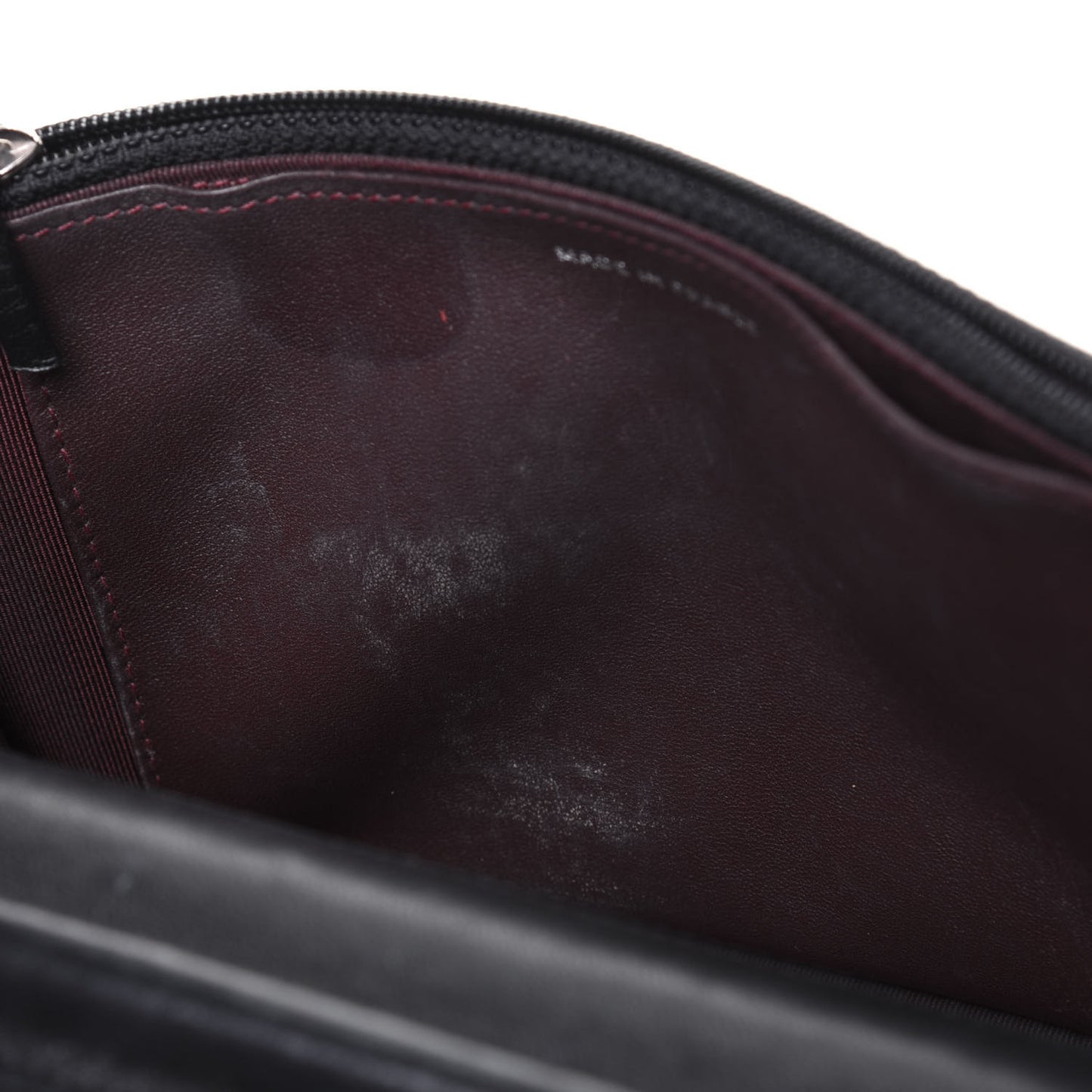 Lambskin Quilted Wallet On Chain WOC Black