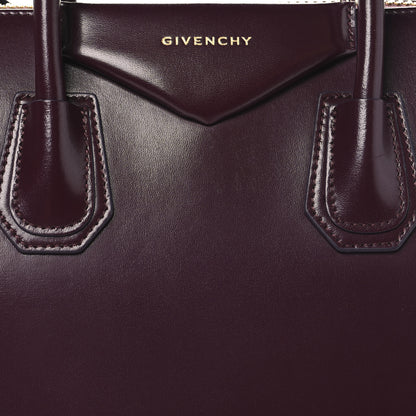 Givenchy Shiny Lord Calfskin Small Antigona Oxblood Red 8 of 10