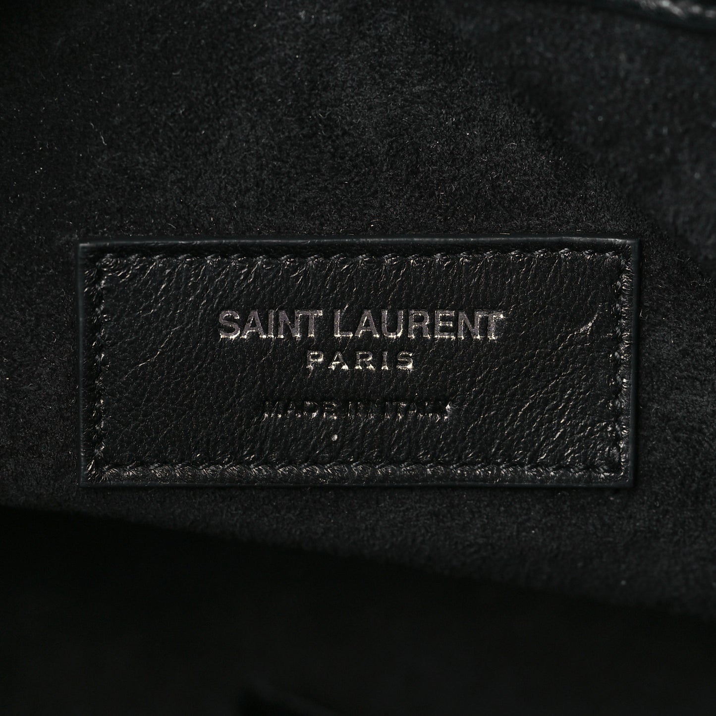 Woven Wool Embroidered Baby Emmanuelle Bucket Bag Black