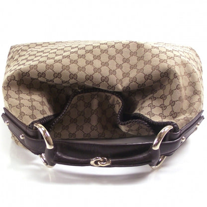Gucci Monogram Large Horsebit Chain Hobo 6 of 11