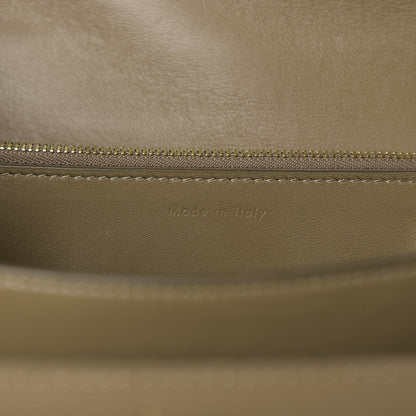 Celine Liege Calfskin Medium Classic Box Flap Bag Taupe 6 of 10