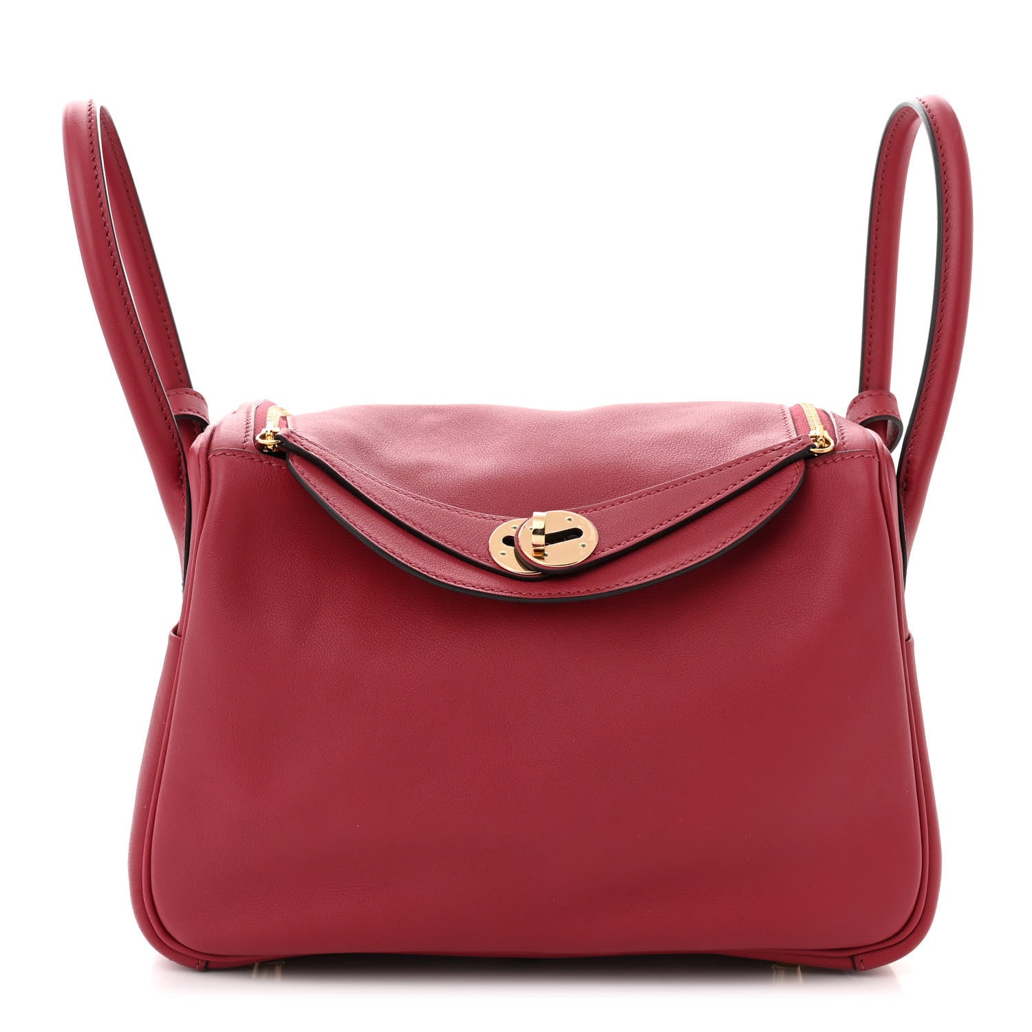 Hermes Swift Verso Lindy 26 Rouge Grenat Orange 1 of 10