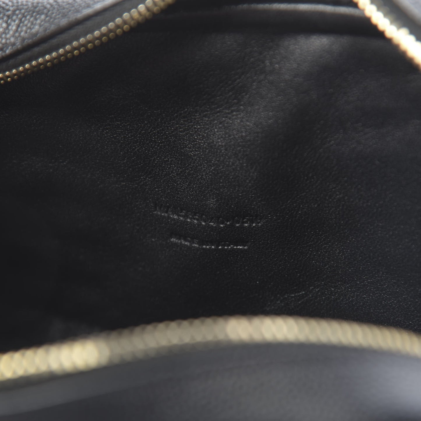 Grain De Poudre Matelasse Monogram Mini Lou Camera Bag Black