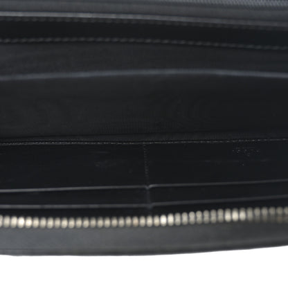 Gucci Guccissima Signature Zip Around Organizer Wallet Black 5 of 8
