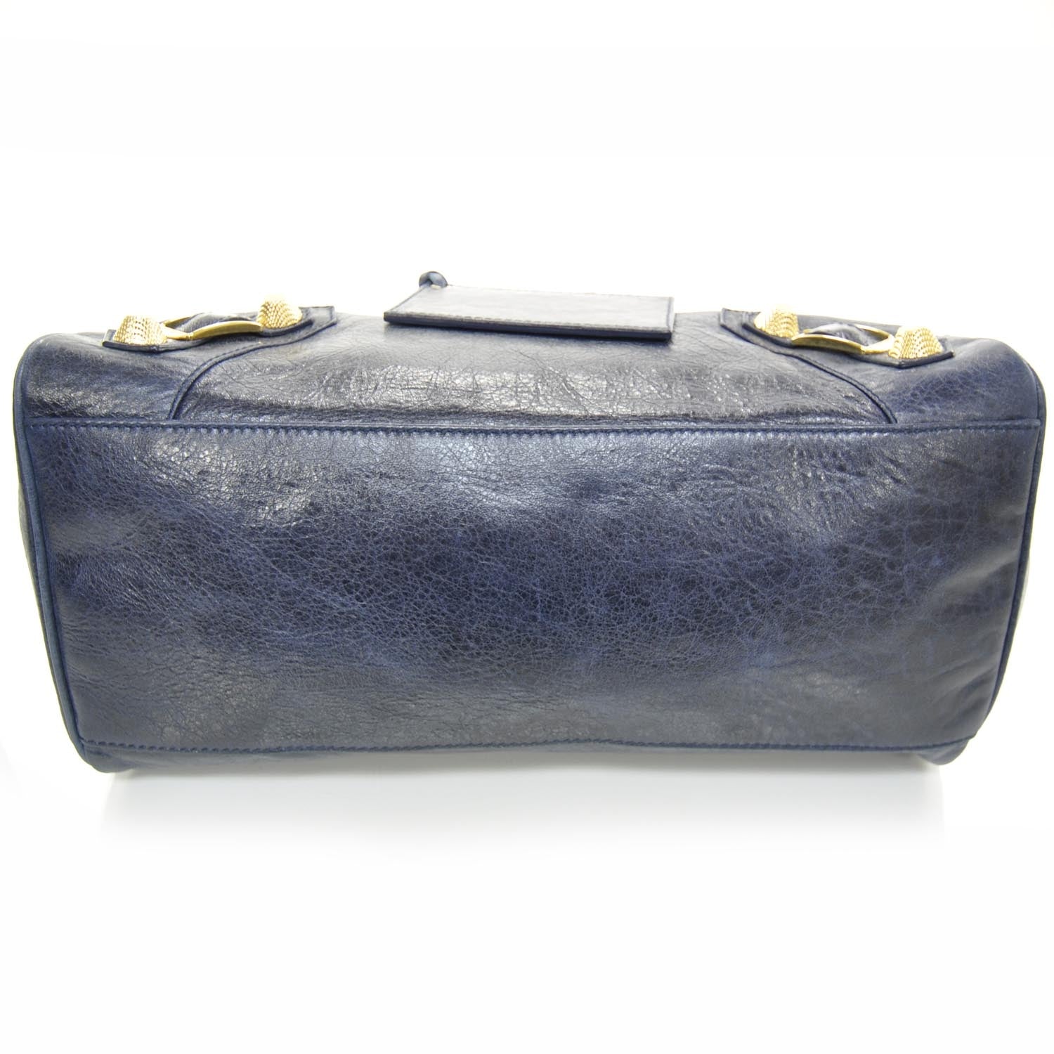 Balenciaga Agneau Giant Mid Day Bleu Marine GGH 7 of 12