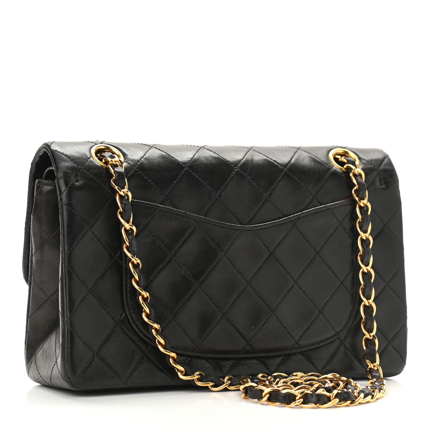 Chanel Lambskin Quilted Small Double Flap Black 4 of 13