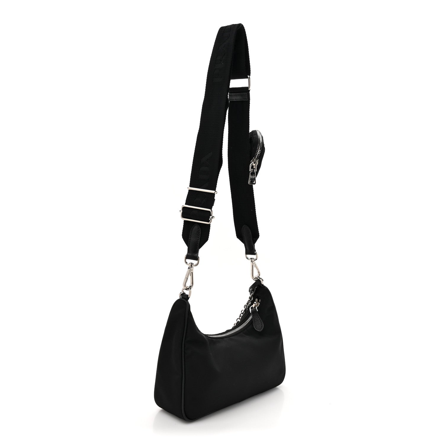 Prada Nylon Re-Edition 2005 Shoulder Bag Black 3 of 9