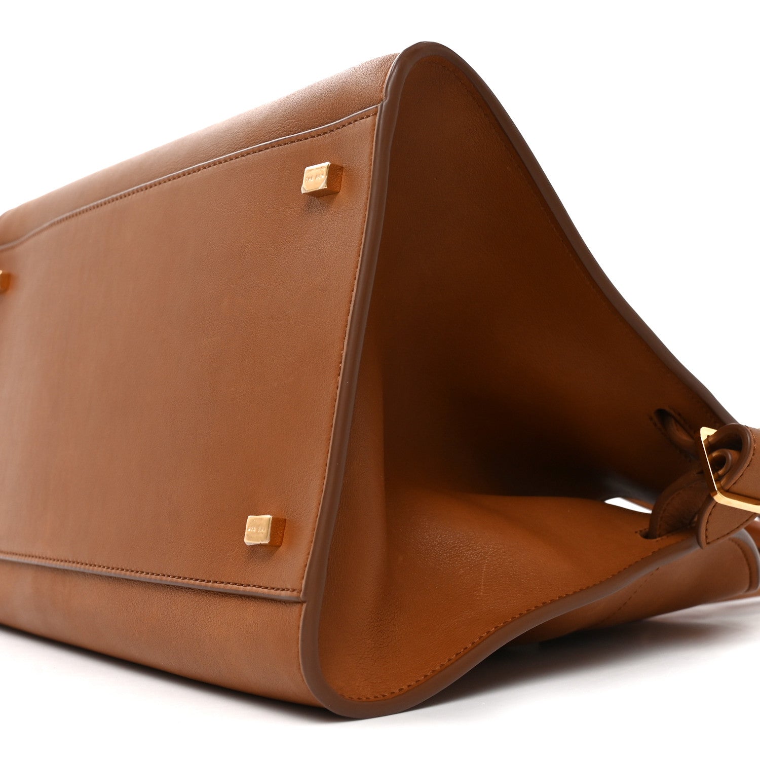 The Row Polished Saddle Calfskin Soft Margaux 12 Cuir 8 of 8