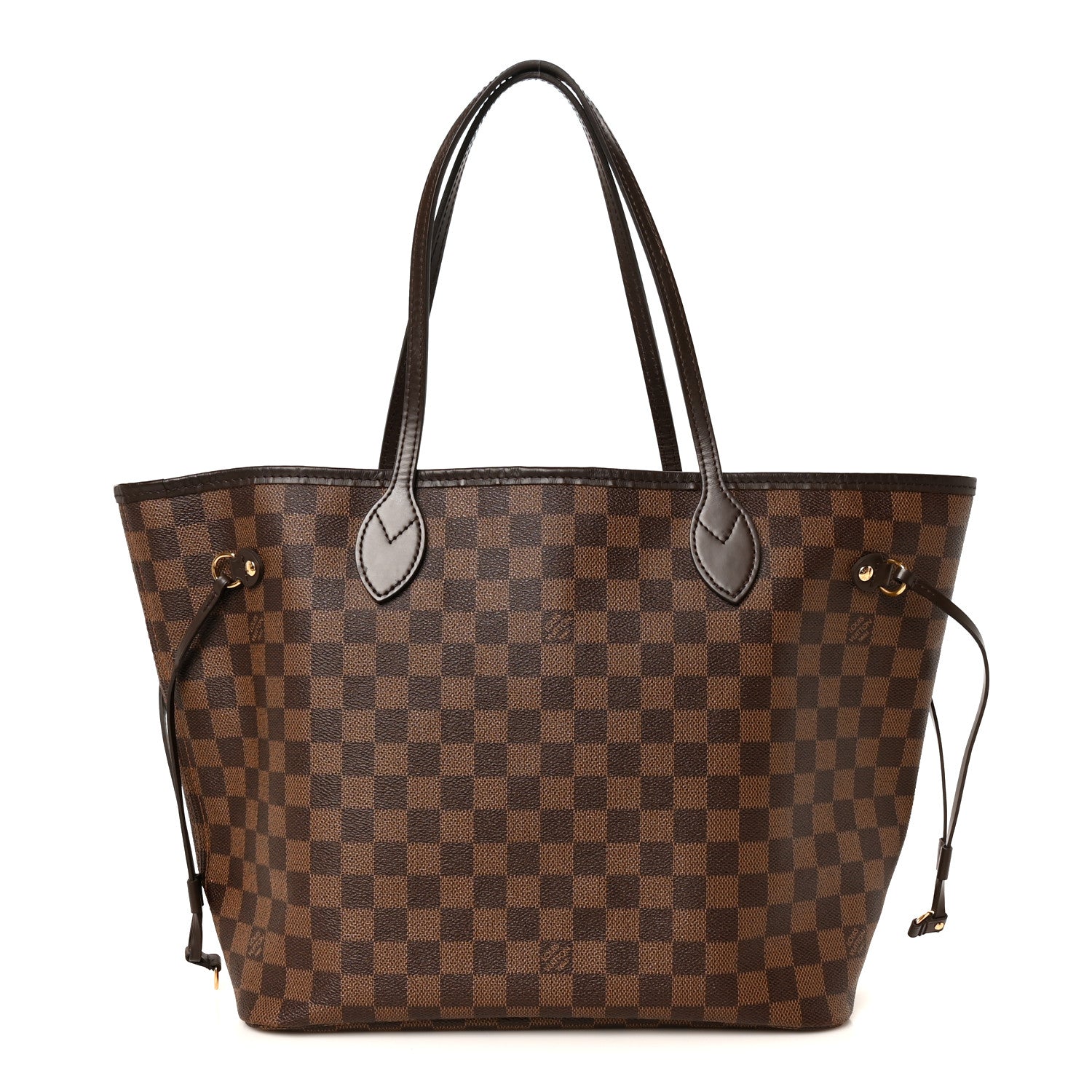 Louis Vuitton Damier Ebene Neo Neverfull MM Rose Ballerine 1 of 11