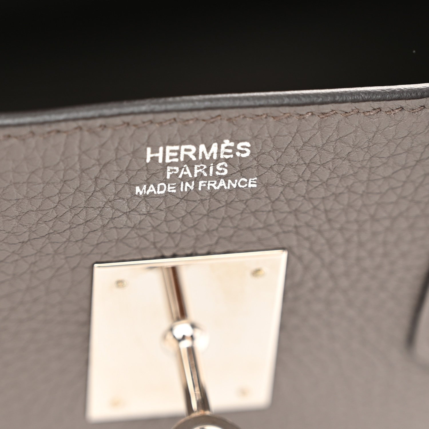 Hermes Togo Birkin 30 Etain 6 of 13