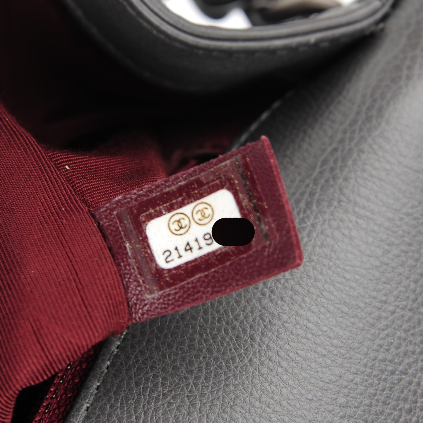 Calfskin Double Stitch New Medium Boy Flap Grey