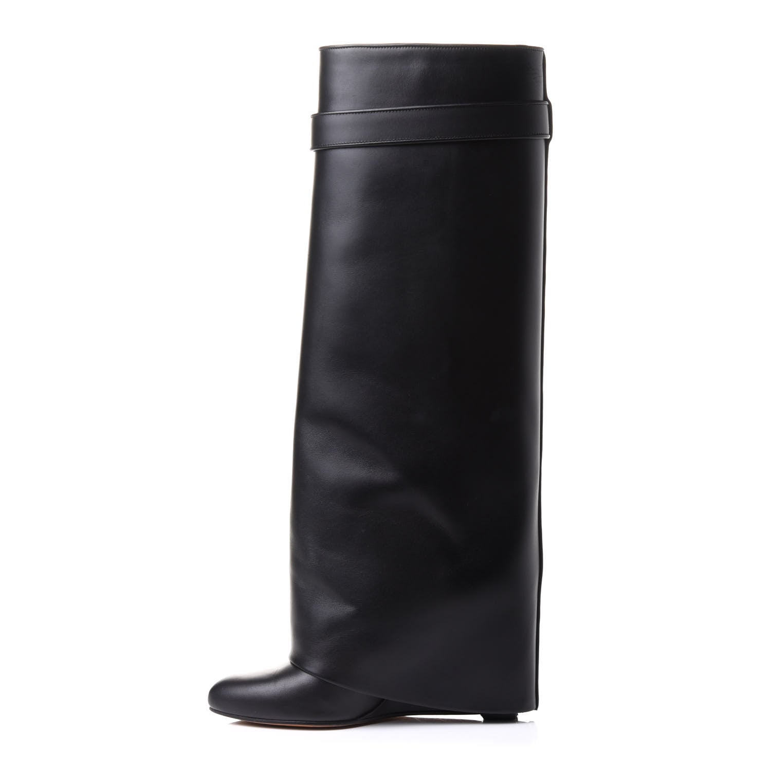 Givenchy Calfskin Shark Lock Pant Boots 37 Black 1 of 10
