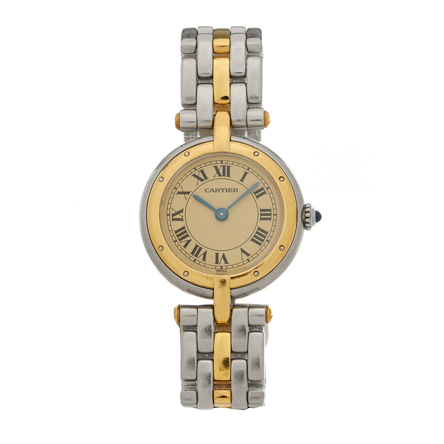 Stainless Steel 18K Yellow Gold 24mm Panthere Vendome Quartz Watch