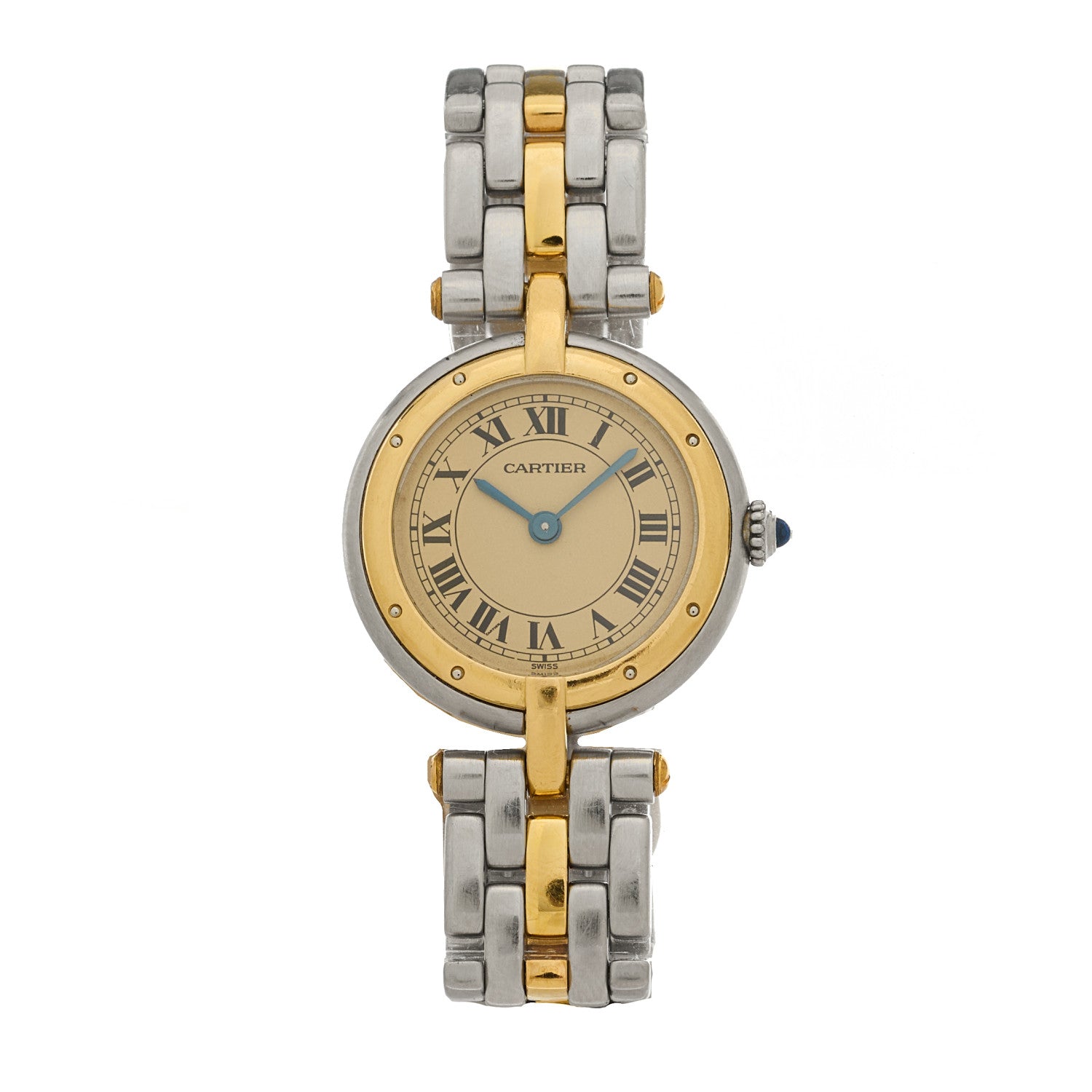Cartier Stainless Steel 18K Yellow Gold 24mm Panthere Vendome Quartz Watch 1 of 5