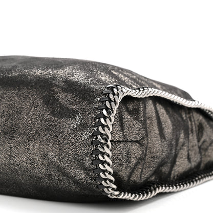 Stella McCartney Metallic Shaggy Deer Big Falabella Tote Black 12 of 12