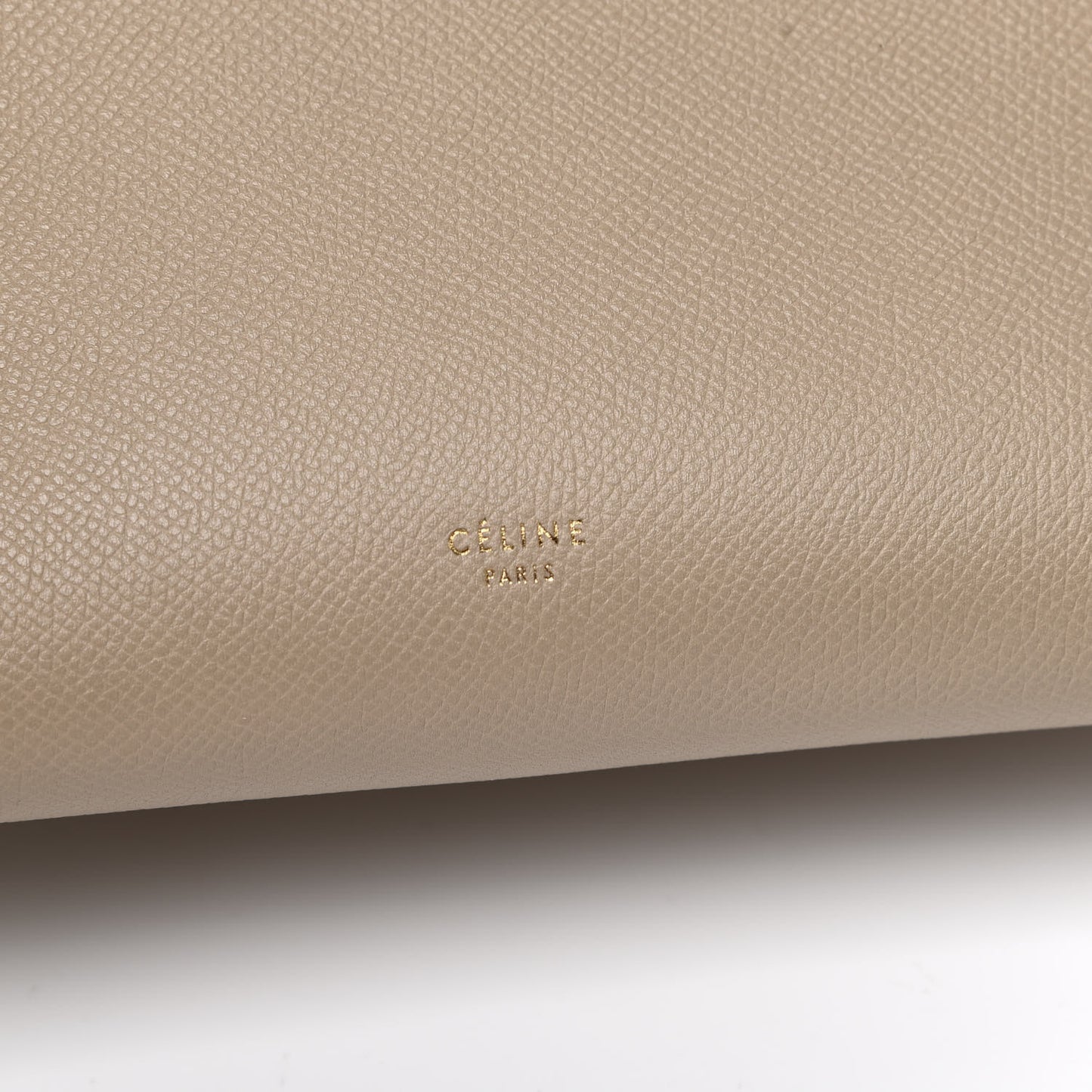 Grained Calfskin Mini Belt Bag Light Taupe