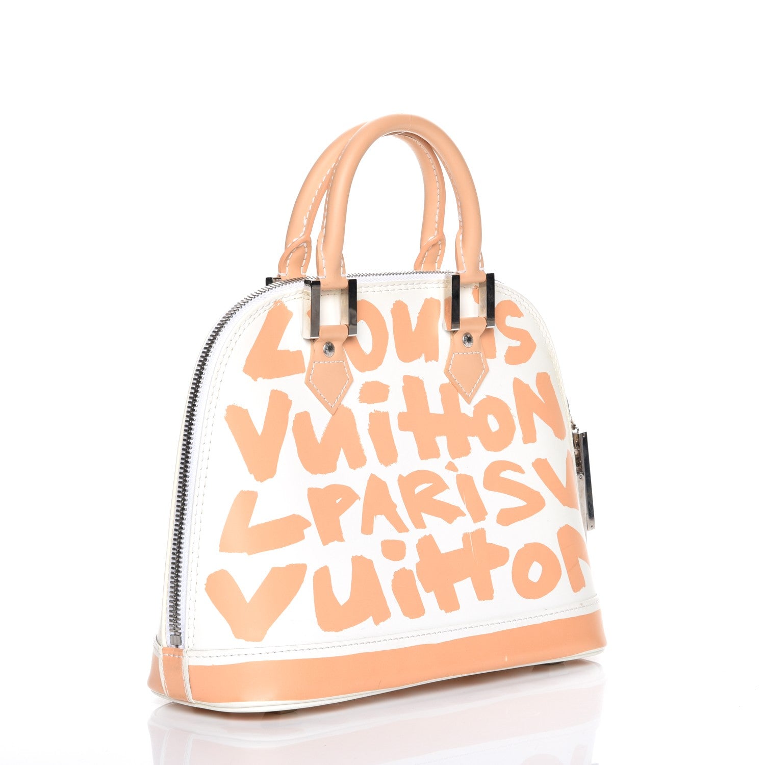 Louis Vuitton Graffiti Alma MM Peach 3 of 7