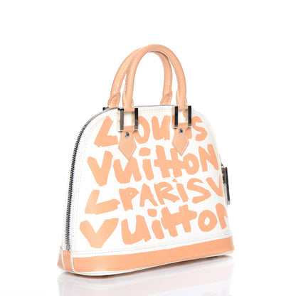 Louis Vuitton Graffiti Alma MM Peach 3 of 7