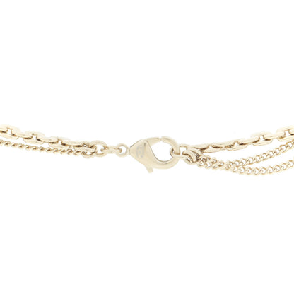 Chanel Crystal CC Multi Strand Chain Necklace Gold 5 of 6