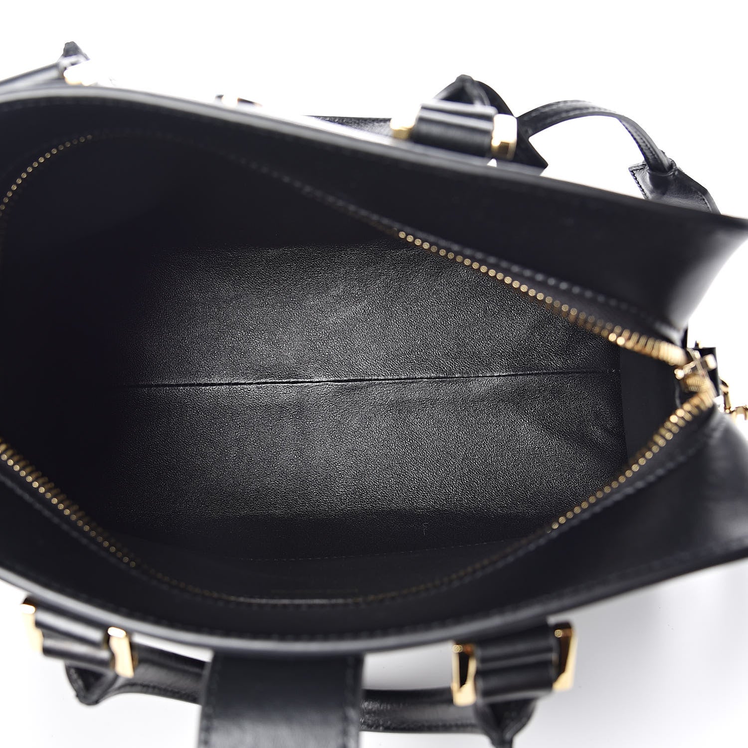 Saint Laurent Calfskin Monogram Baby Cabas Black 5 of 10