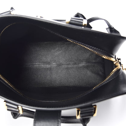 Saint Laurent Calfskin Monogram Baby Cabas Black 5 of 10
