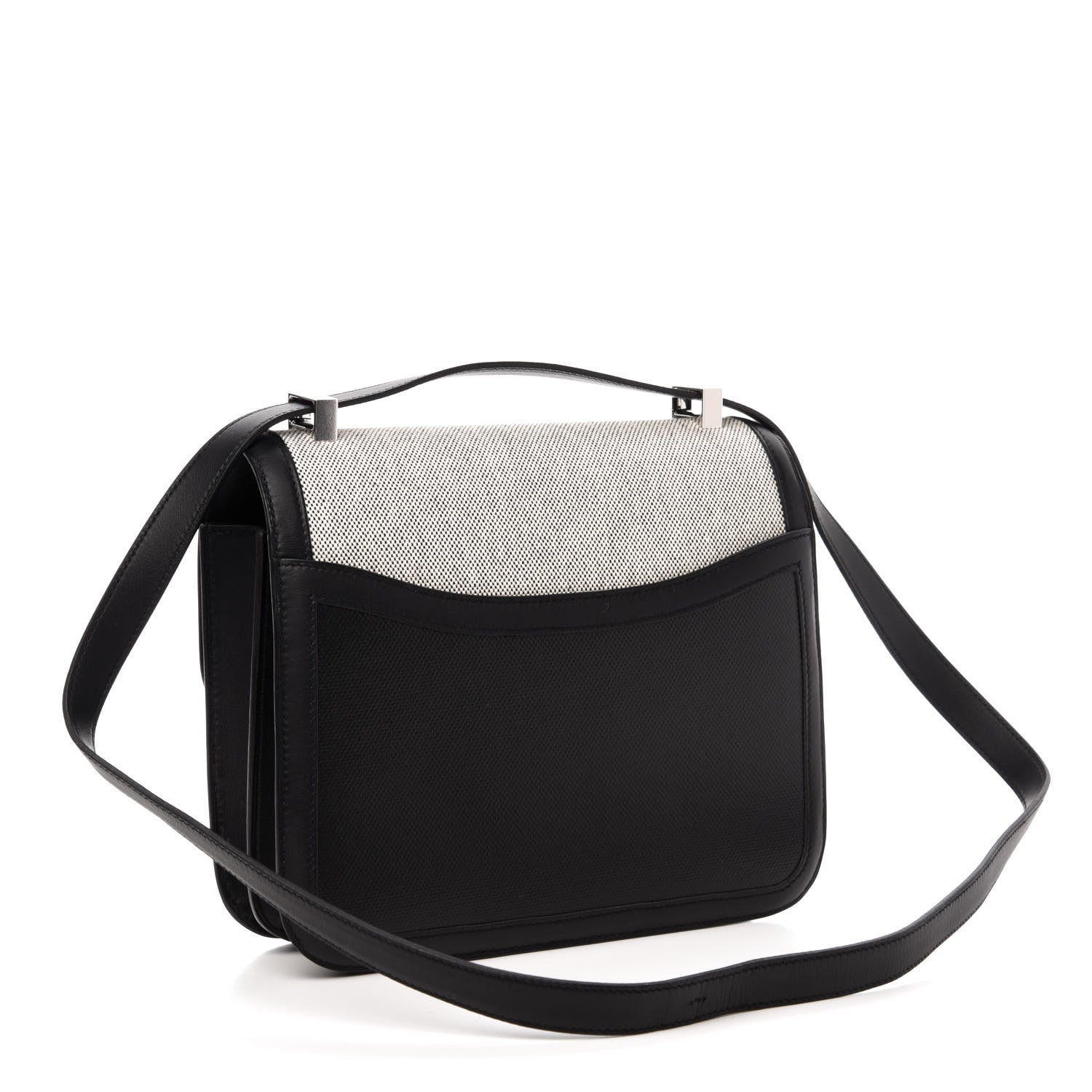 Hermes Swift Toile Constance 24 Black Ecru 3 of 11