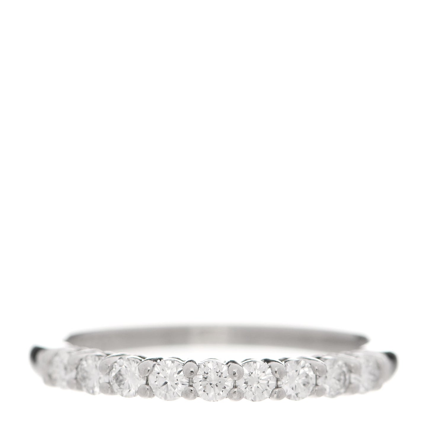 Platinum Diamond .25ctw Embrace Half Circle Band Ring 50 5.5