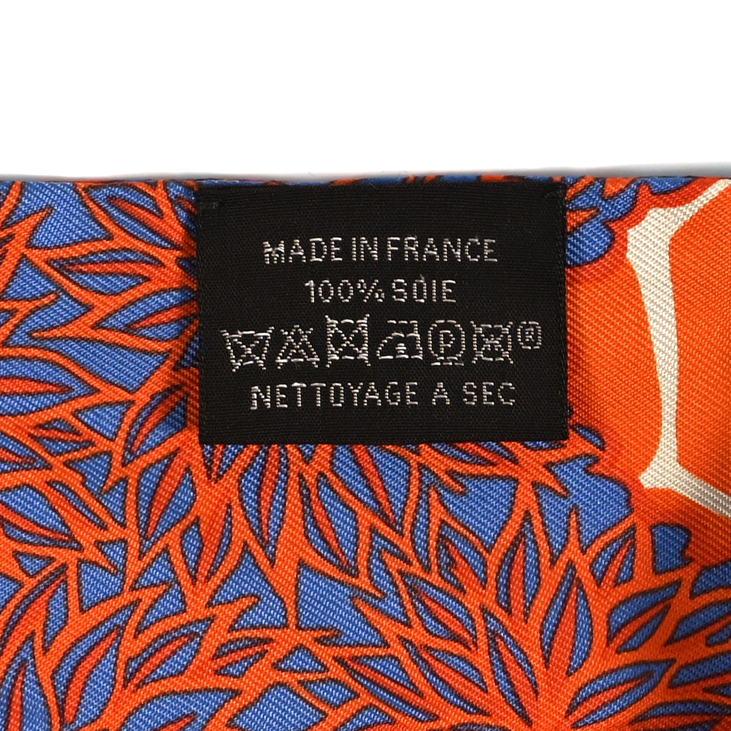 Silk The Three Graces Twilly Bleu Jean Orange Rouille