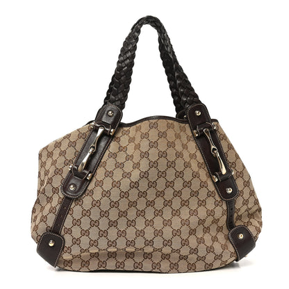Gucci Monogram Medium Pelham Shoulder Bag Dark Brown 1 of 10