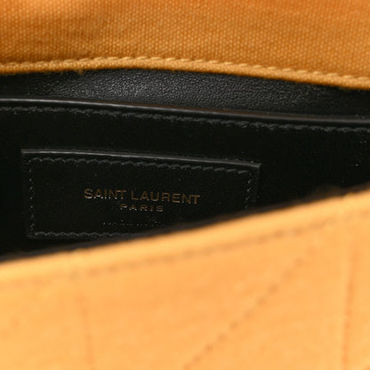 Saint Laurent Jersey Wool Patchwork Monogram Mini Jamie Baguette Saffron 6 of 12