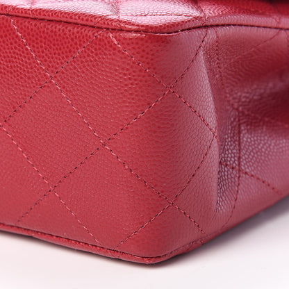 Chanel Caviar Quilted Medium Double Flap Pink 11 of 11