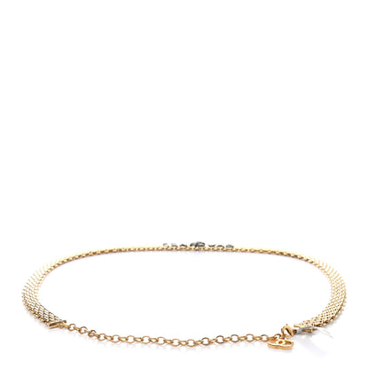 Chanel Crystal Logo Chain Belt 85 Gold 2 of 4