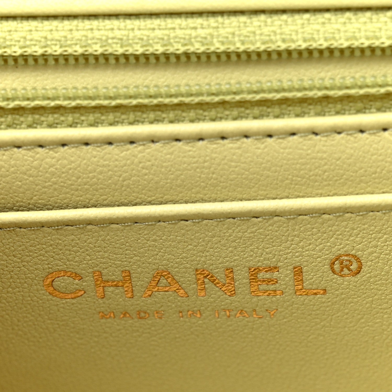 Chanel Lambskin Quilted Mini Rectangular Flap Light Green 6 of 11