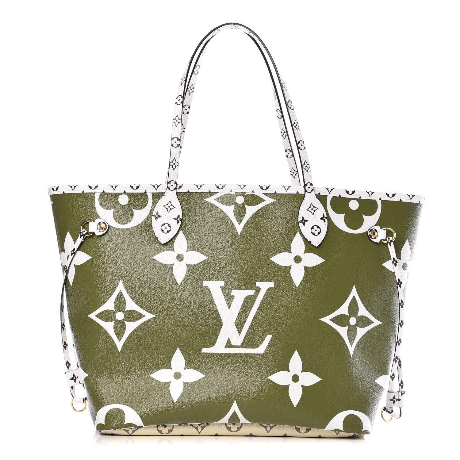 Louis Vuitton Monogram Giant Neverfull MM Kaki 1 of 10