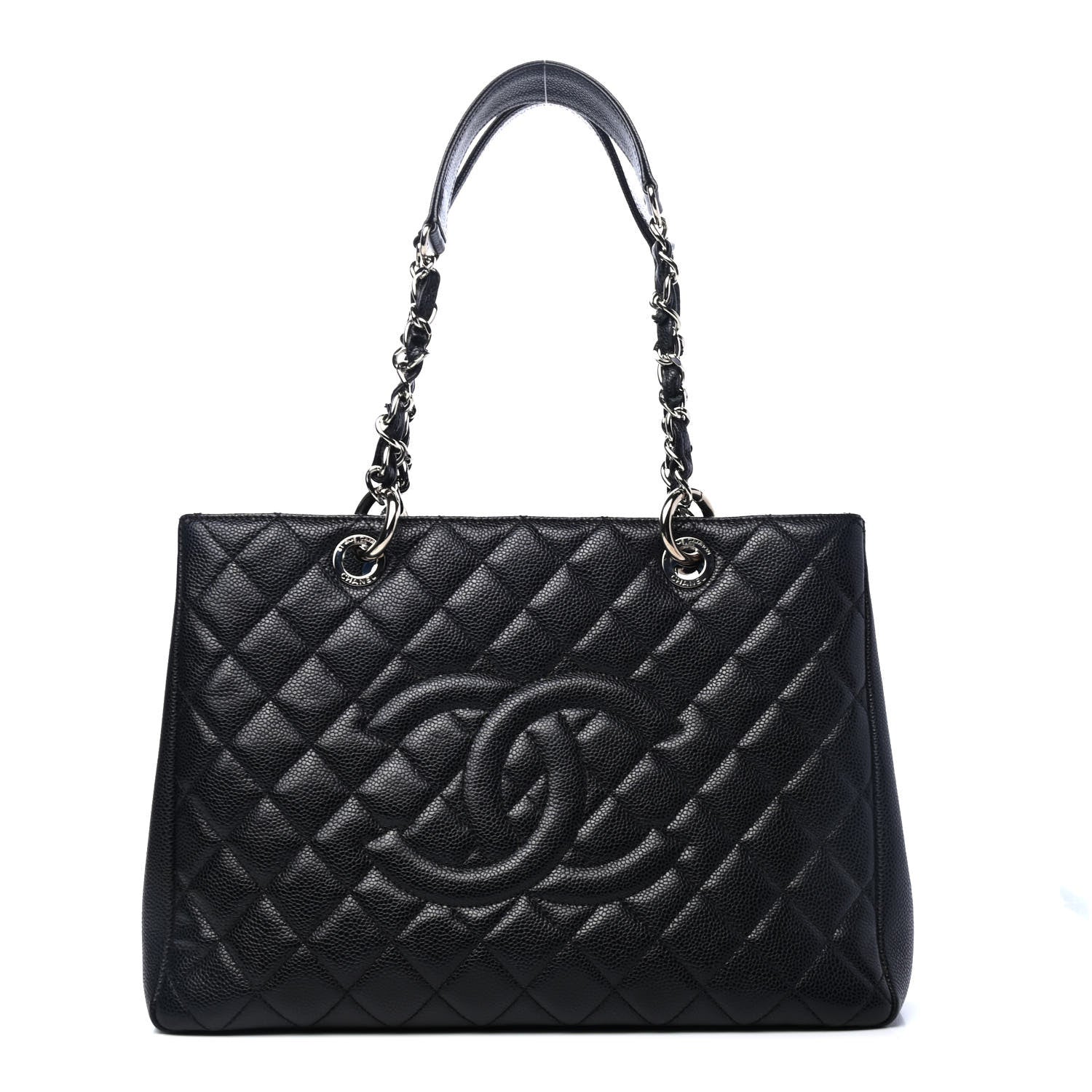 Chanel Caviar Quilted Grand Shopping Tote GST Black 1 of 4