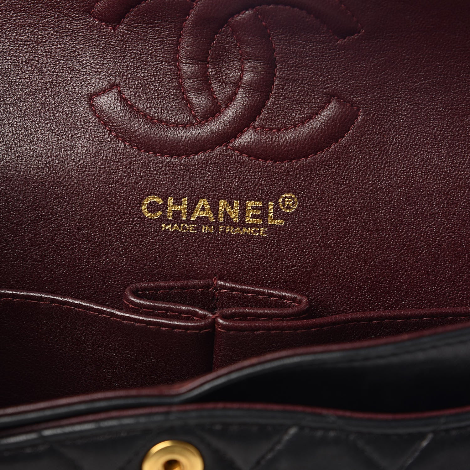 Chanel Lambskin Quilted Small Double Flap Black 6 of 9