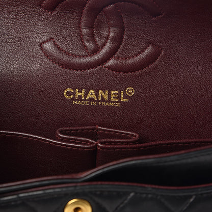 Chanel Lambskin Quilted Small Double Flap Black 6 of 9