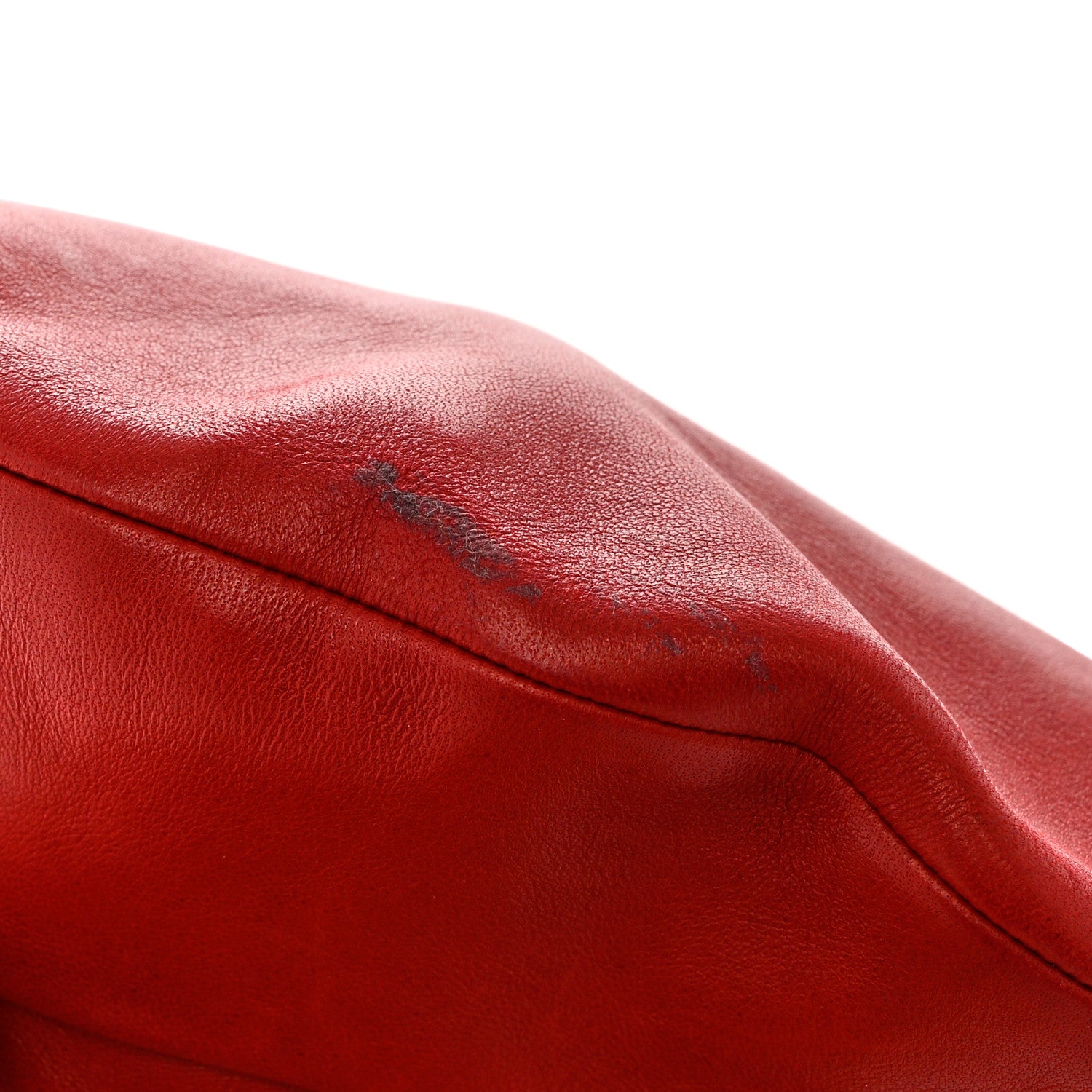 Gucci Calfskin Beret Hat 56 Red 10 of 10