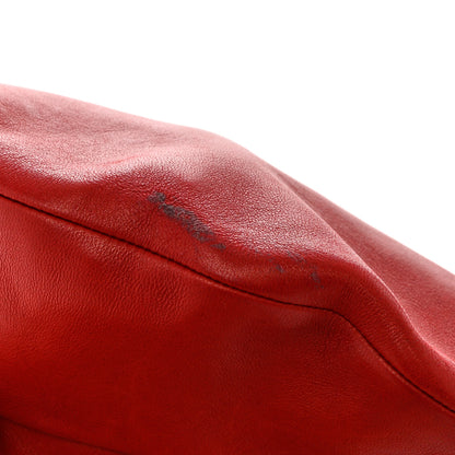 Gucci Calfskin Beret Hat 56 Red 10 of 10