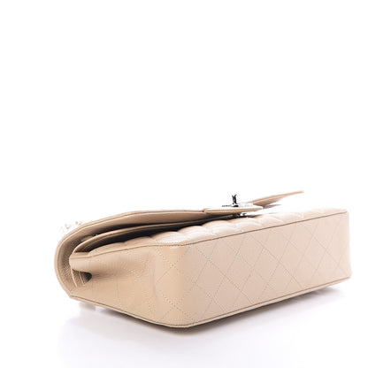 Chanel Caviar Quilted Medium Double Flap Beige 4 of 10