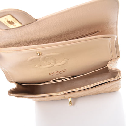 Chanel Caviar Quilted Medium Double Flap Beige Clair 5 of 8
