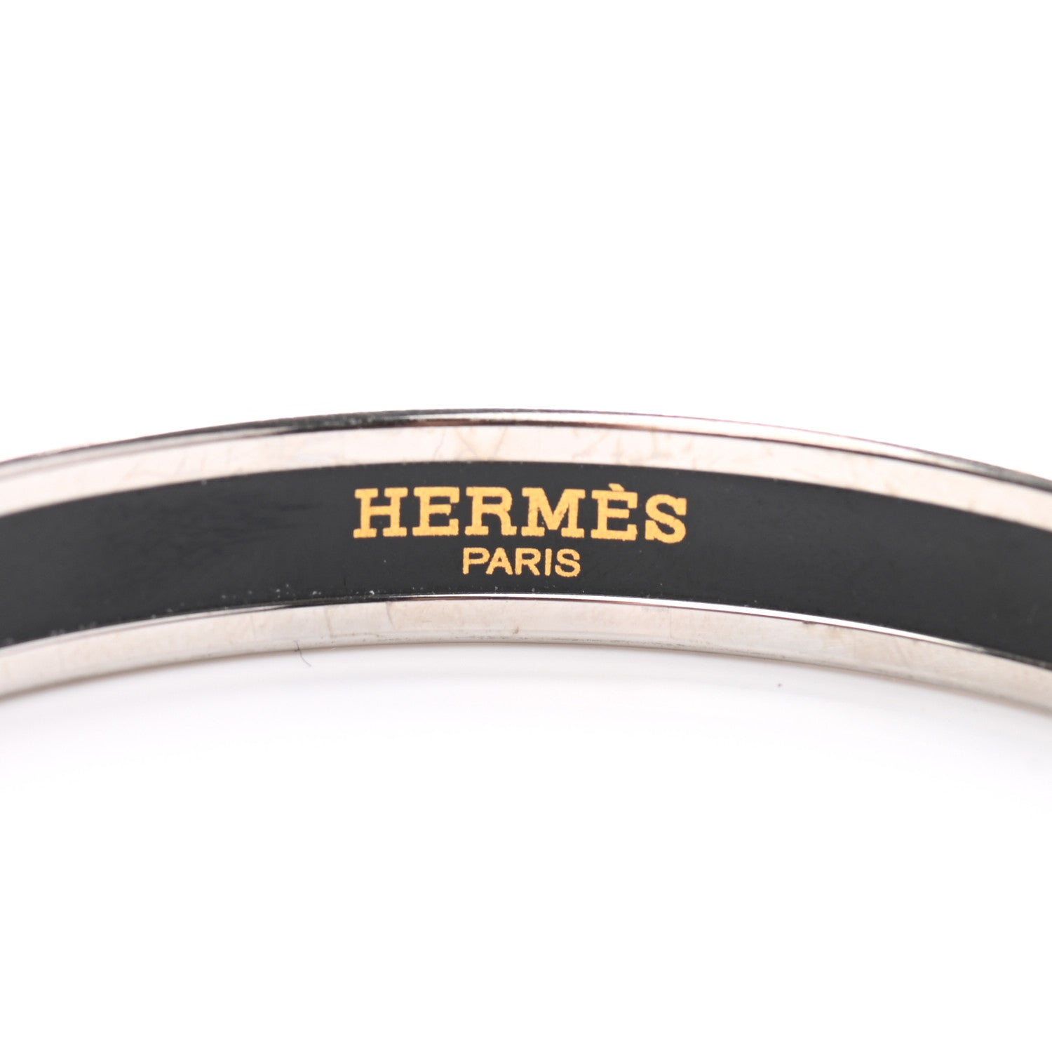 Hermes Enamel Printed Narrow Manufacture De Boucleries Bracelet 65 4 of 5