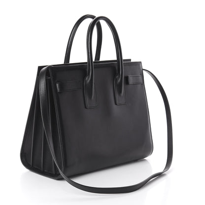 Saint Laurent Calfskin Small Sac De Jour Black 2 of 9